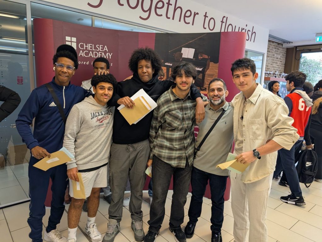 GCSE students celebrating results